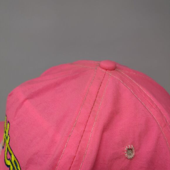 MU Sports Slideback Hat Pink One Size Adjustable Embroidered Rope Imperial - Picture 4 of 10